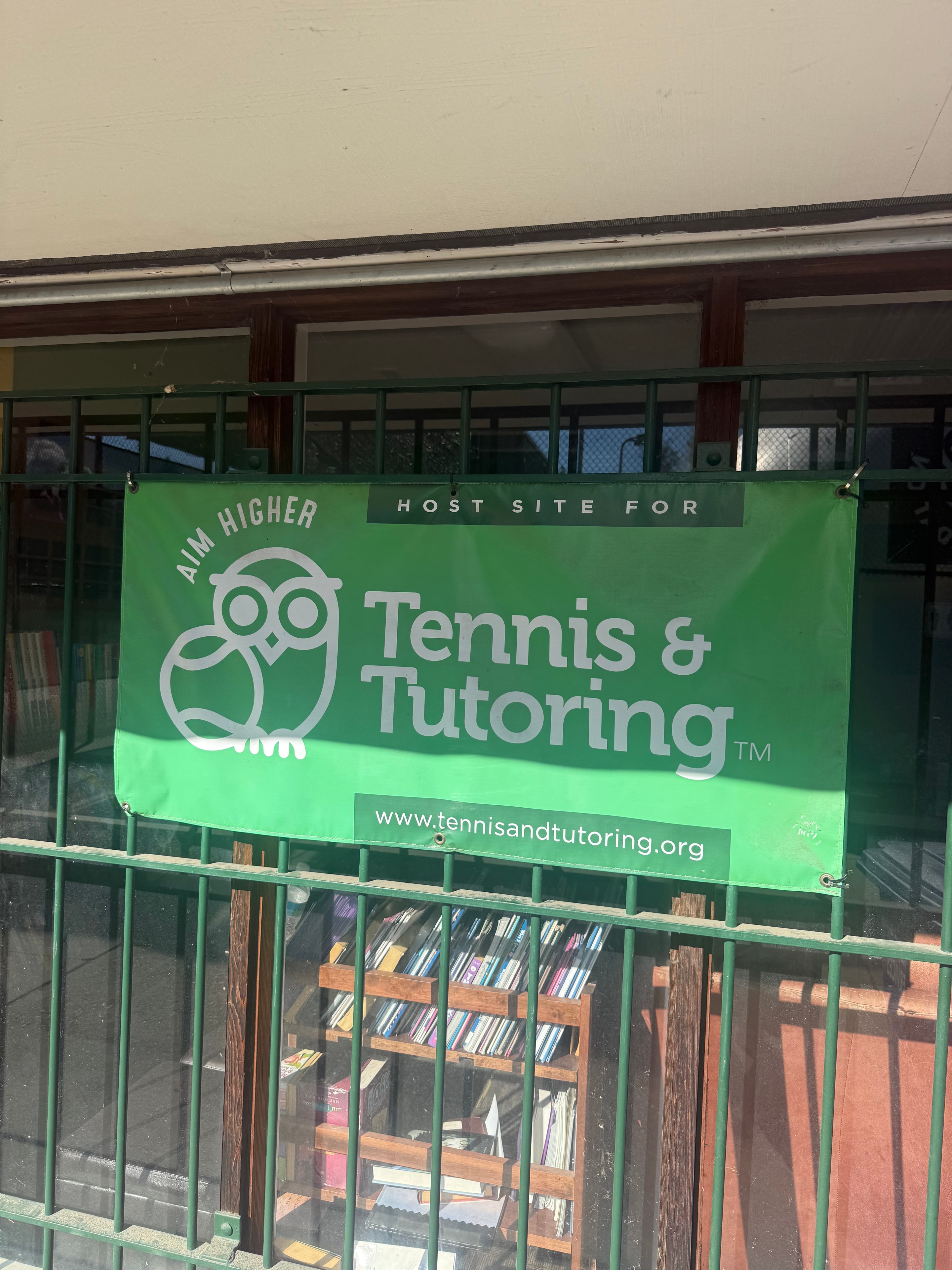 Tennis and Tutoring program banner